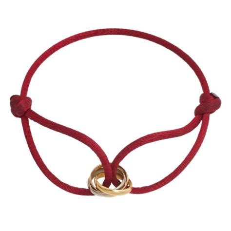 cartier red string bracelet|cartier trinity bracelet for sale.